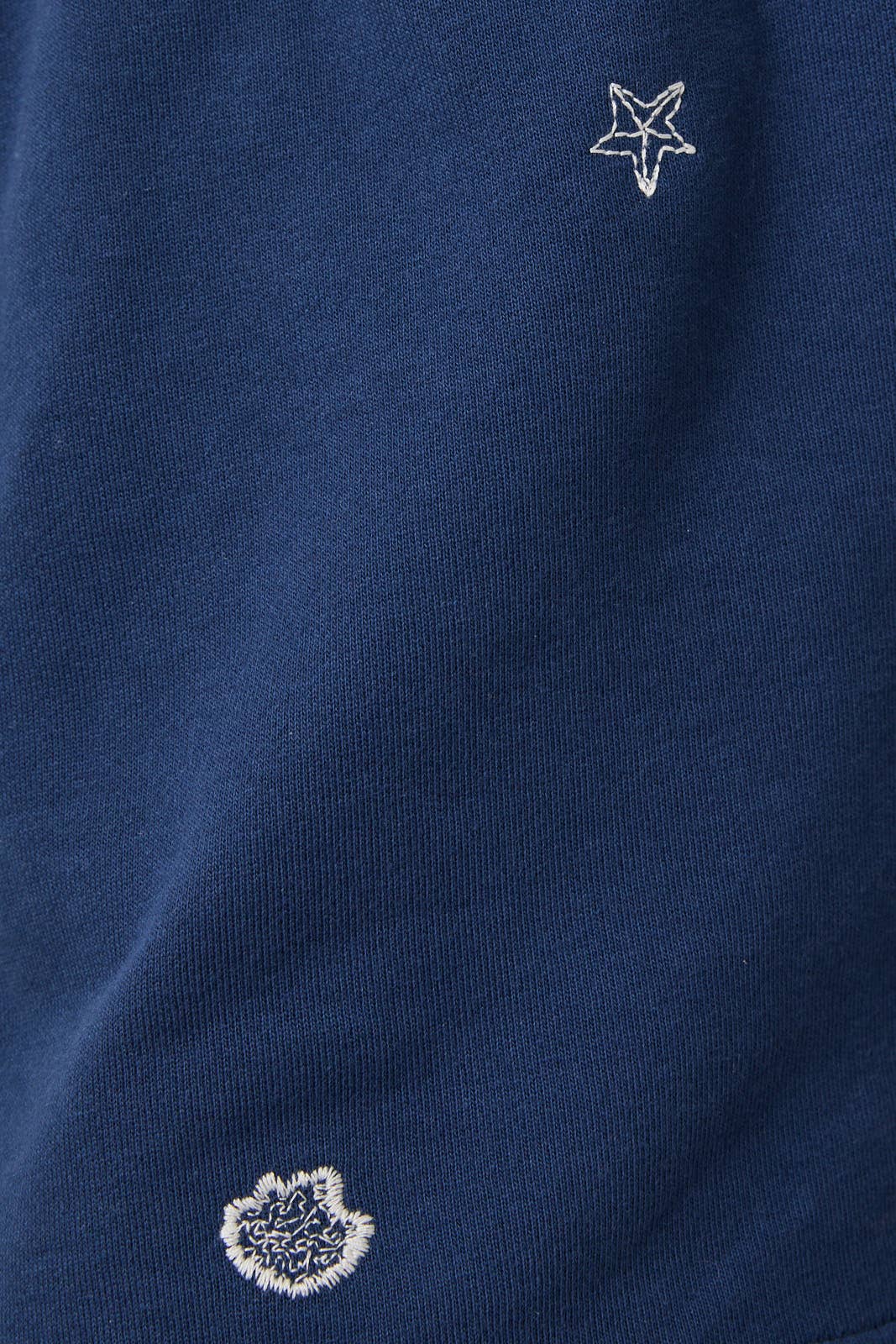 Navy Marine Embroidred Sweatshorts-111340