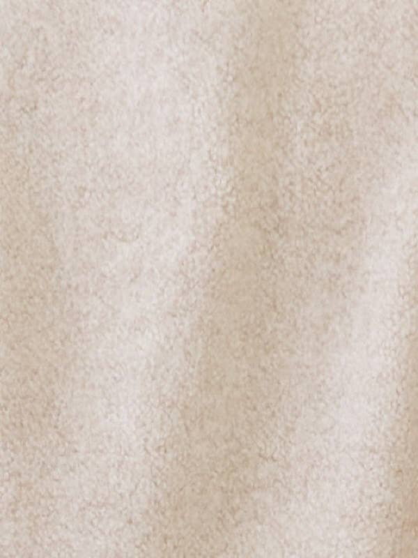 Ivory Fuzzy Sweater Vest with Gold Bow Buttons