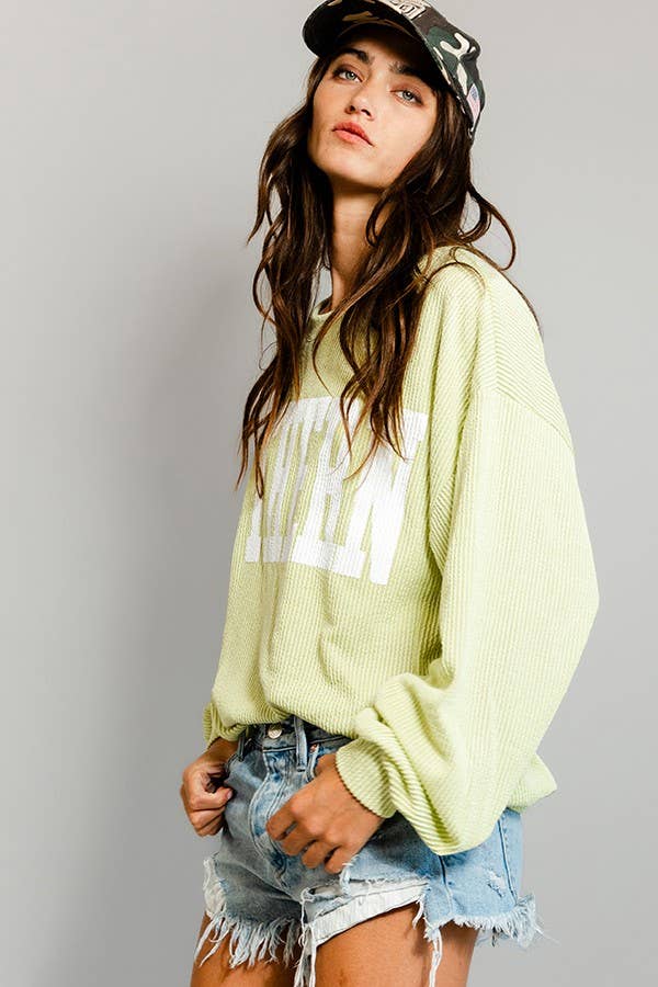 'SOUTHERN' Comfy Oversize Graphic Sweatshirt, Gameday