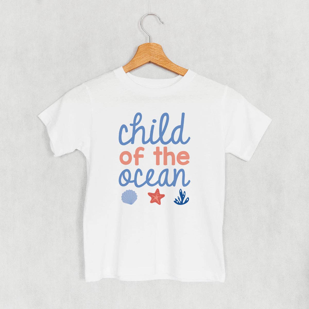 White "Child Of The Ocean" Kids/Toddler Tee-102289