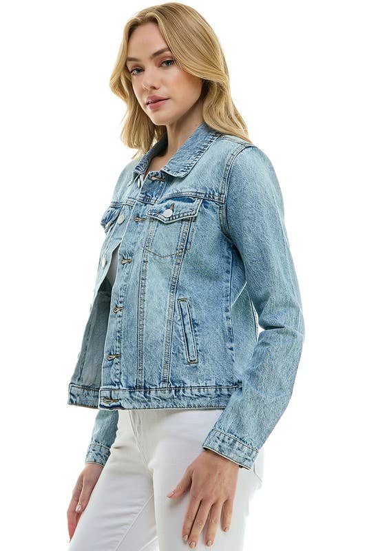 Faded Blue Classic Denim Jacket