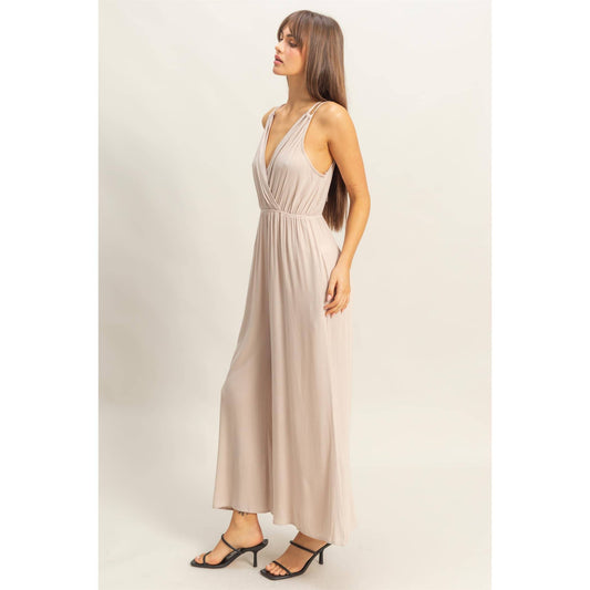 Halter Wide Leg Jumpsuit
