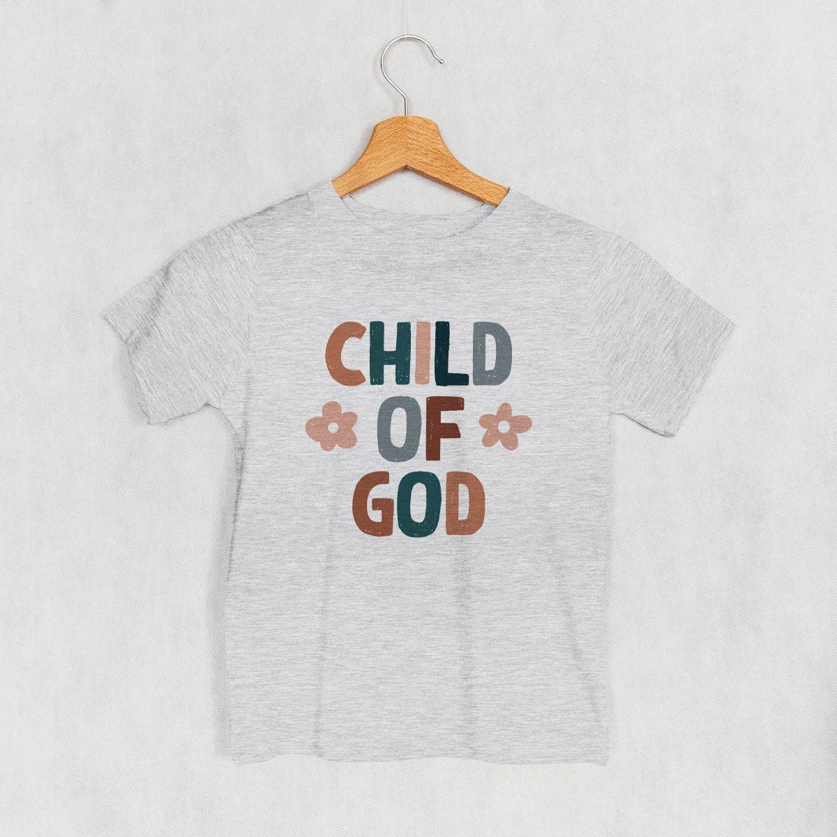 Heather Grey "Child Of God"Kids/Toddler Tee-106494