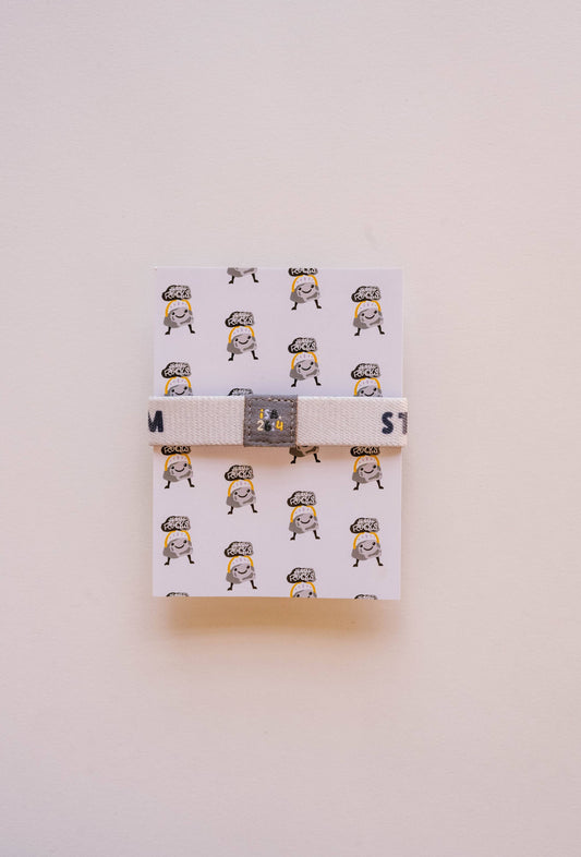 White Band Jesus Rocks Kids Bracelet - "Stand Firm On Him"