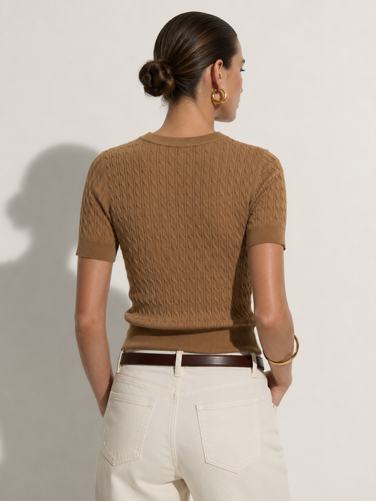 Camel Everyday Knit Blouse-140275