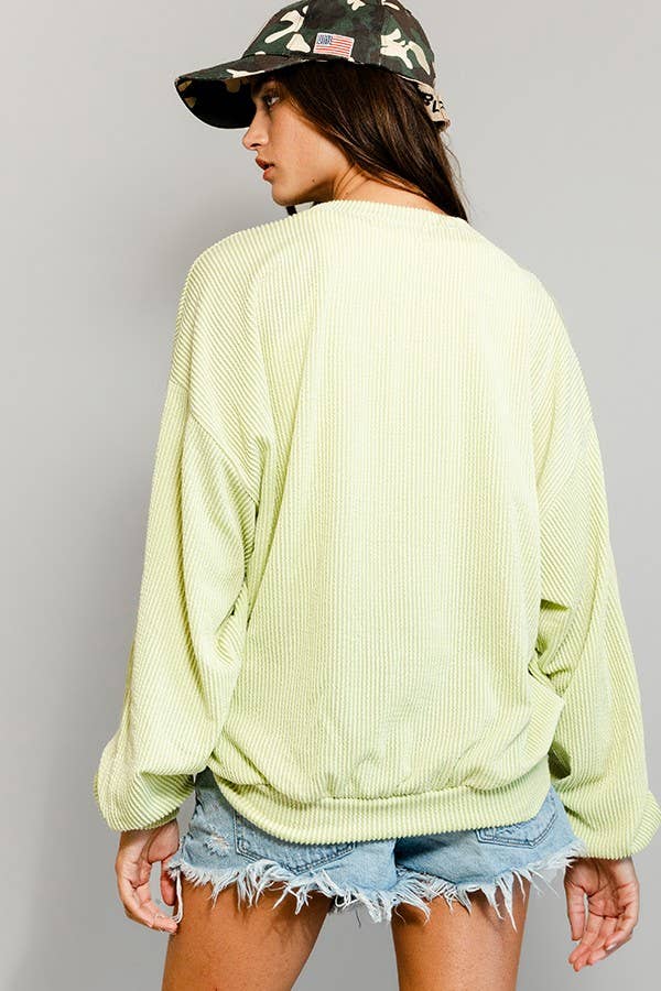 'SOUTHERN' Comfy Oversize Graphic Sweatshirt, Gameday