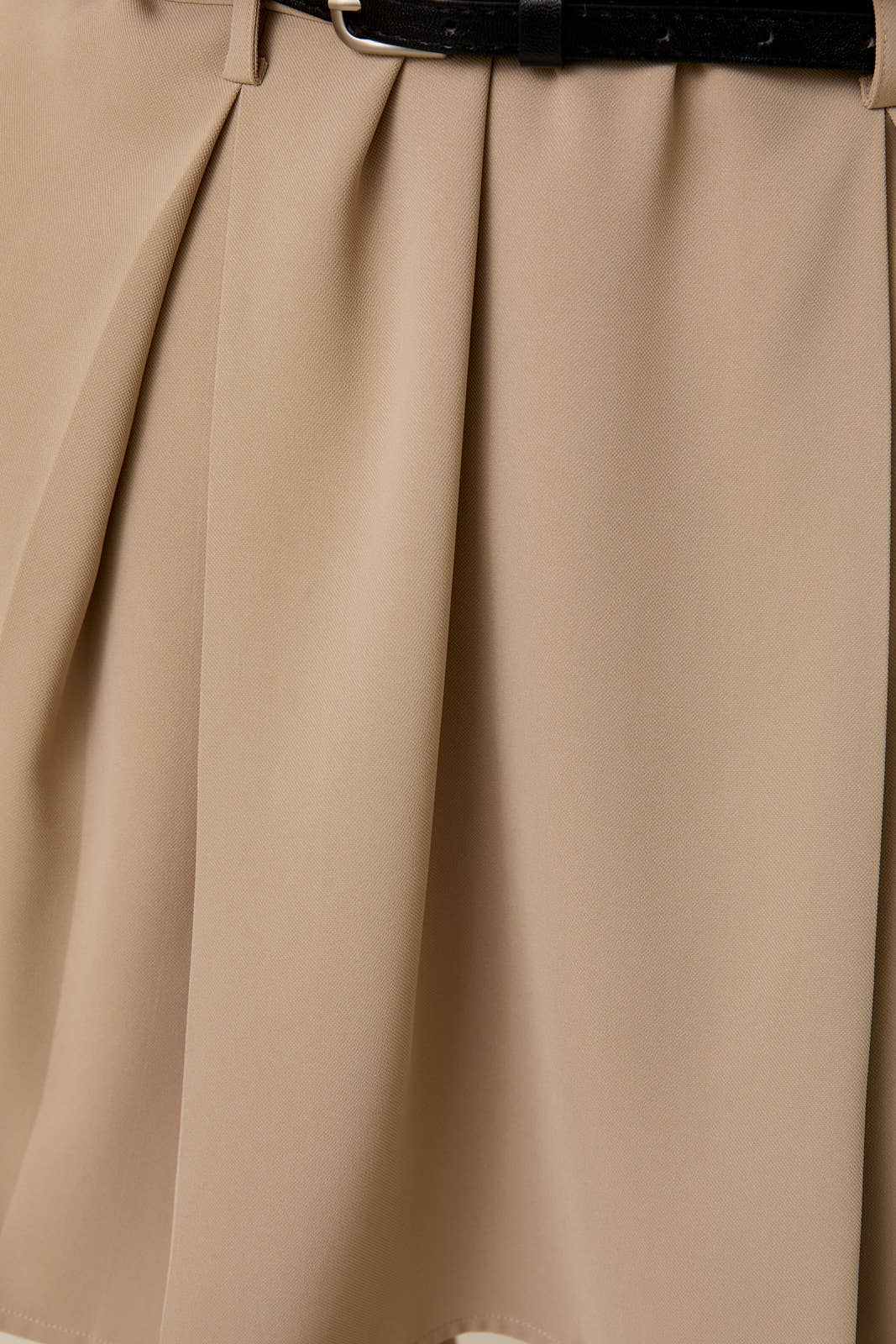 Taupe Drop Waist Dress w/ Belt- 122024