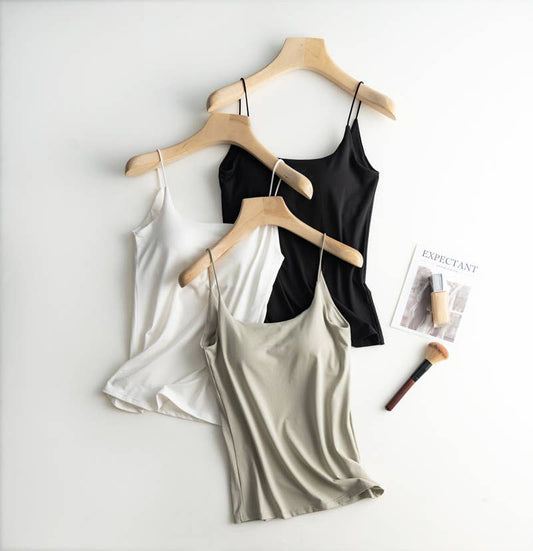 Sage Camisole Daily Basic Shelf Bra Tank- 180429