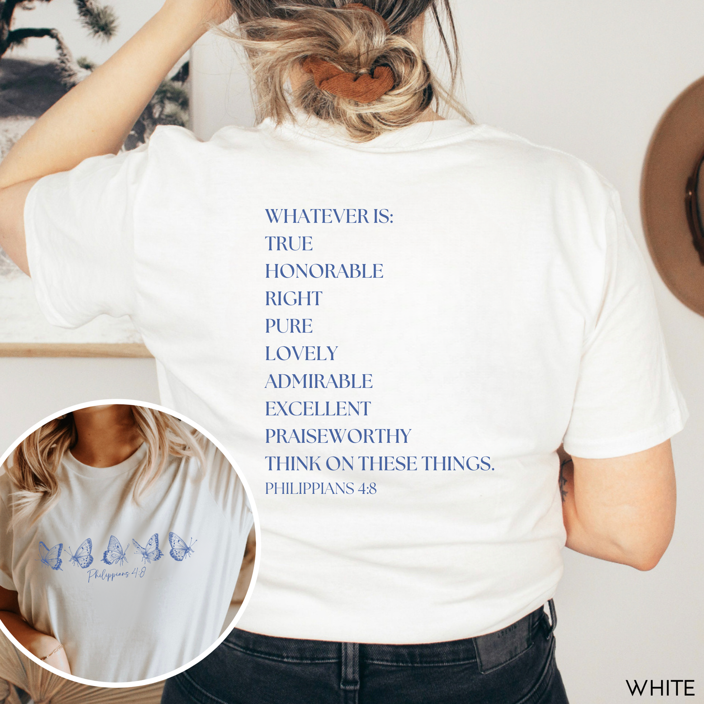 Butterfly Spiritual Spring Inspirational Tee - 104811