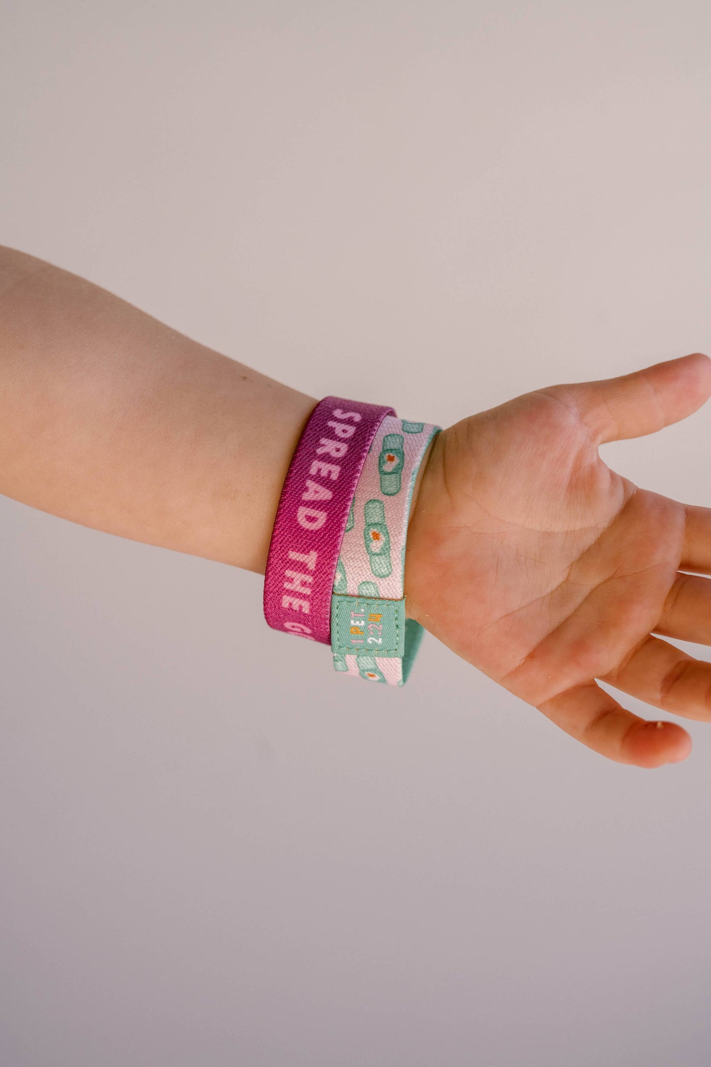 Purple Band Spread The Good News Kids Bracelet