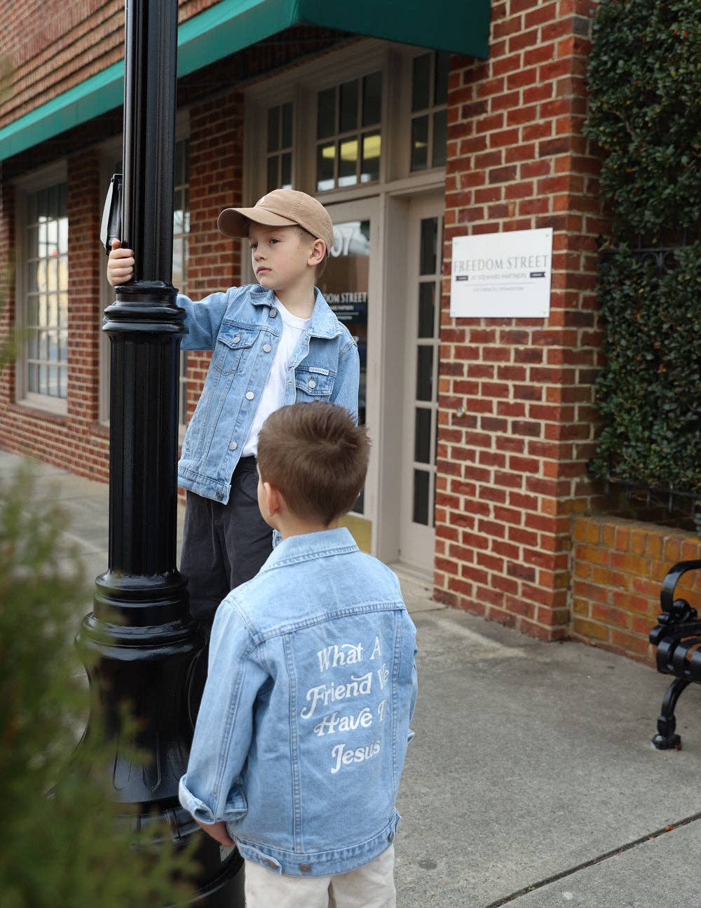 Denim "What a Friend in Jesus" Kids Jacket-177335
