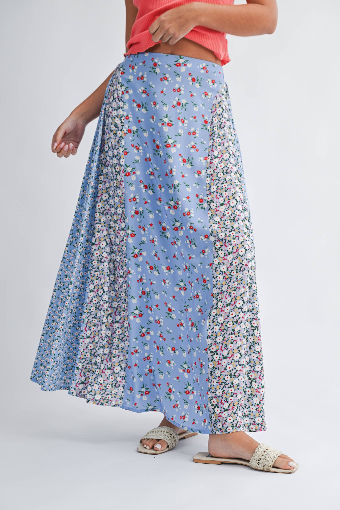 Sky Blue Melanie Skirt-137458