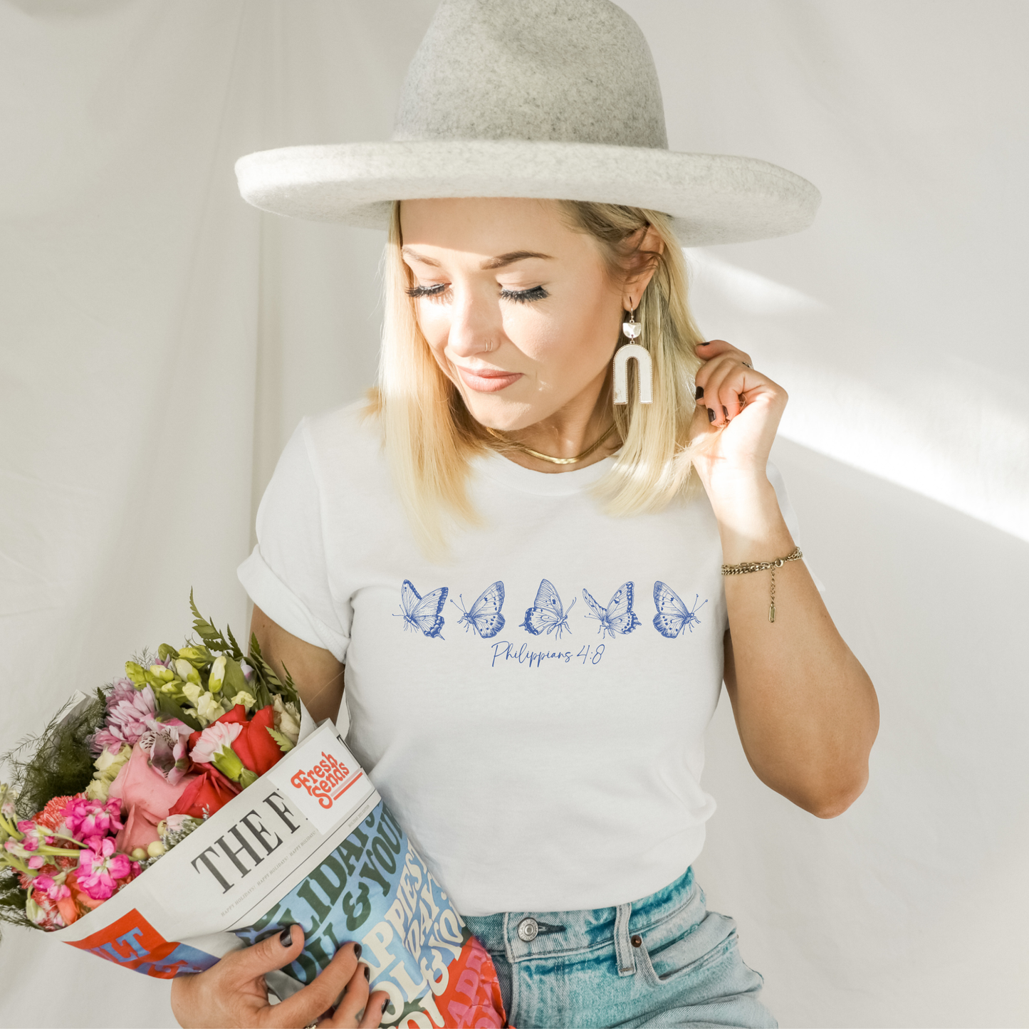 Butterfly Spiritual Spring Inspirational Tee - 104811