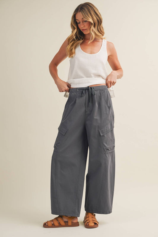 The 'Cargo' Pants in Washed Navy - 136559