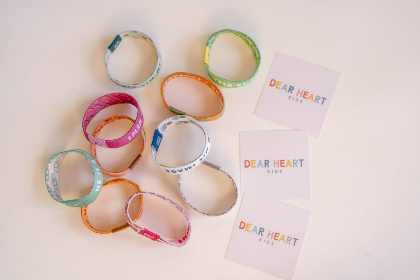 Green Band Jesus Heals Kids Bracelet - "He is a Helper & Healer"