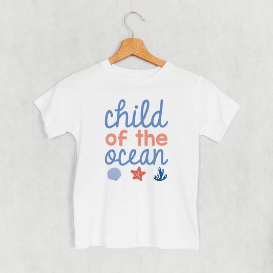 White "Child Of The Ocean" Kids/Toddler Tee-102289