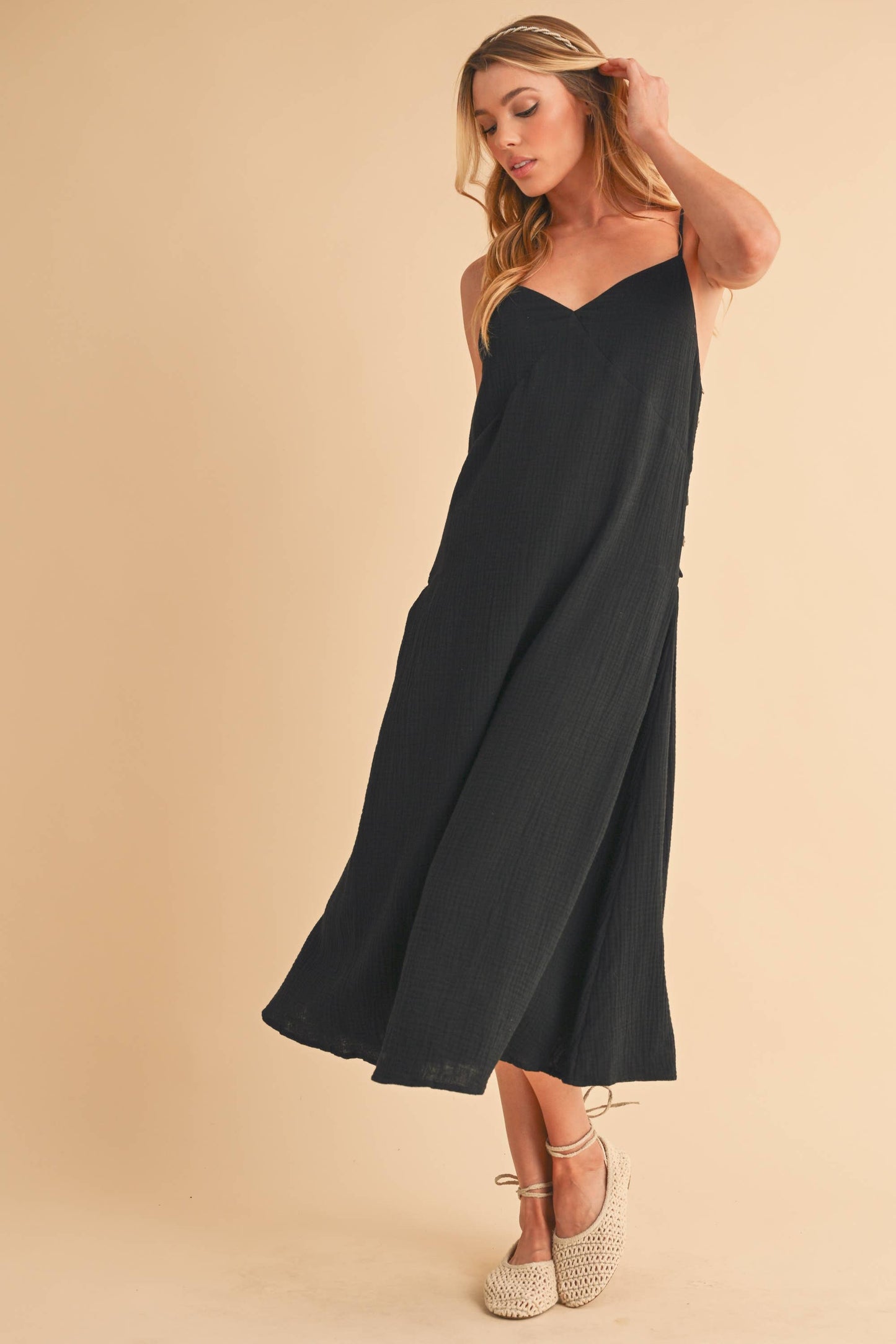 Black Contemporary Dawn Dress-124229