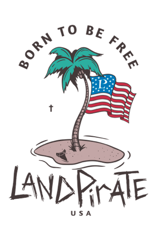 LP Born to be Free  Seafoam Tee Shirt