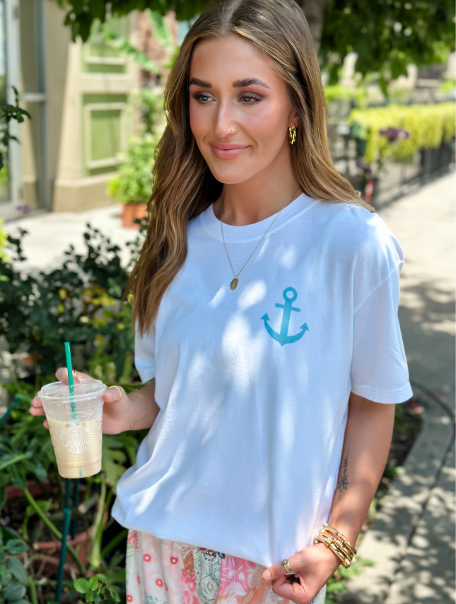 White 'Rejoice In Hope' Tee Shirt