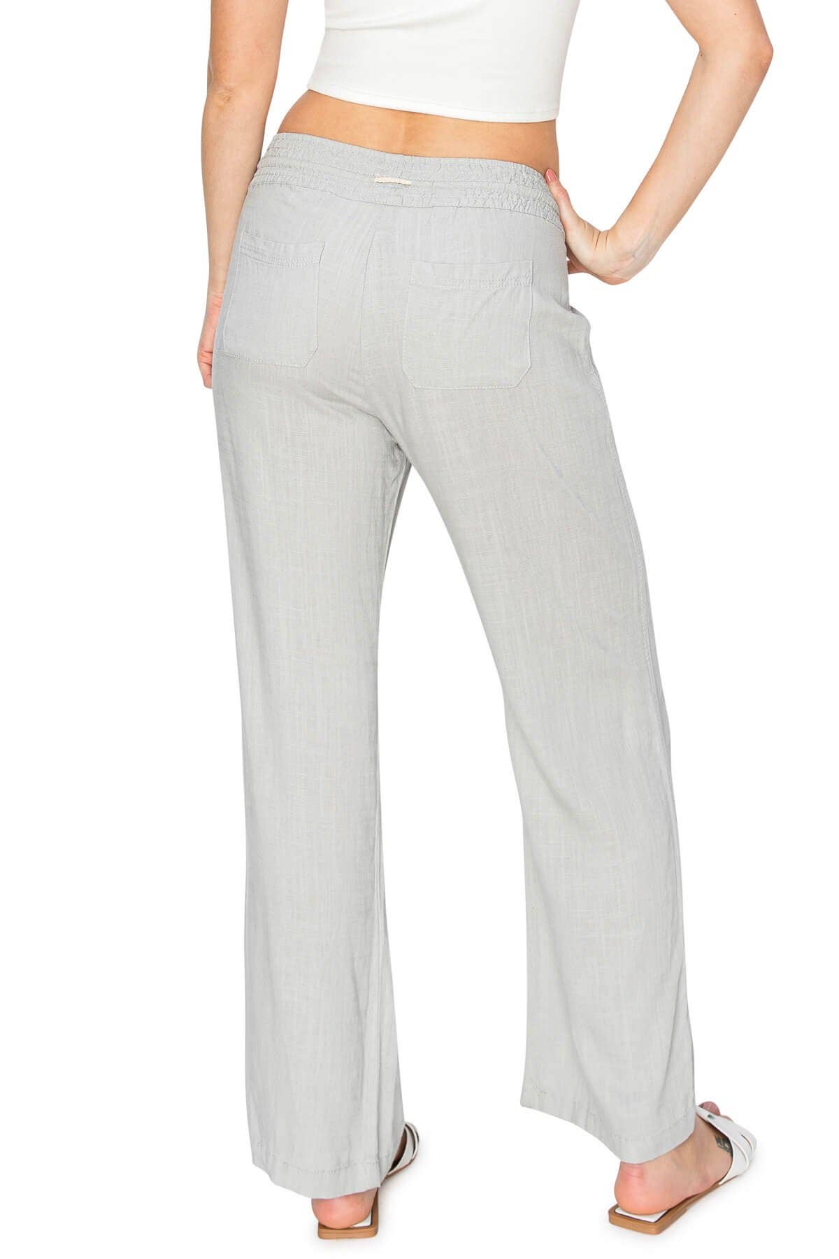 White Lounge Beach Trouser-137024