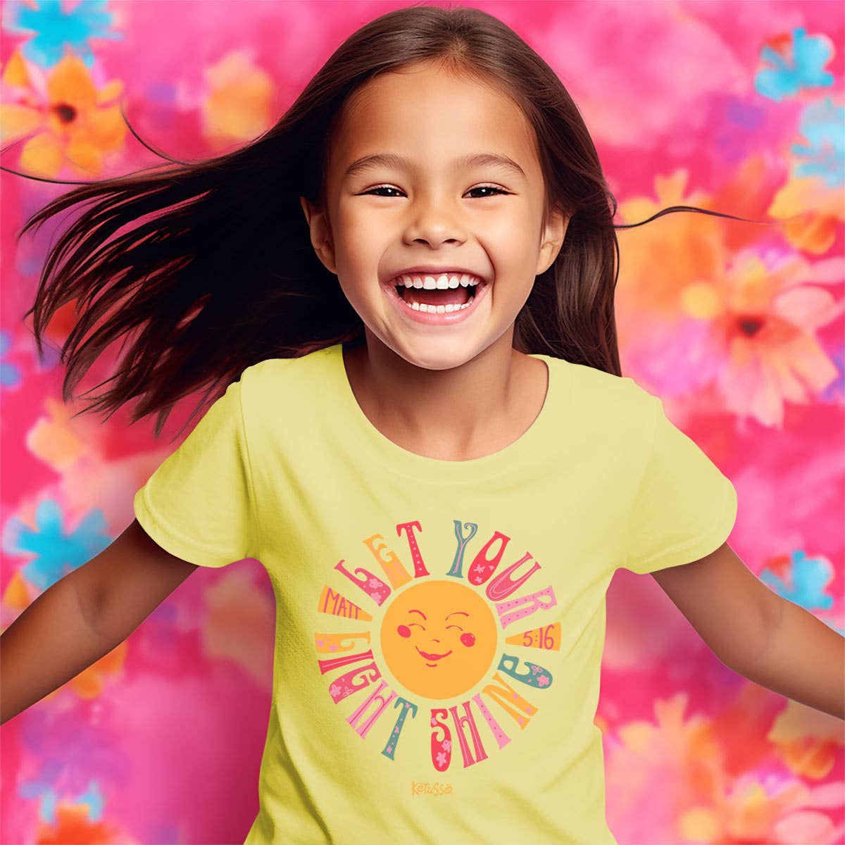 Banana 'Let Your Light Shine' Kids T-Shirt-104692