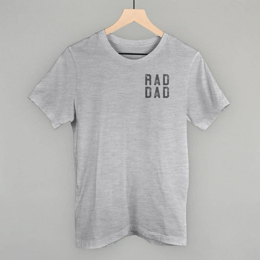 Heather Grey 'Rad Dad' Mens Tee