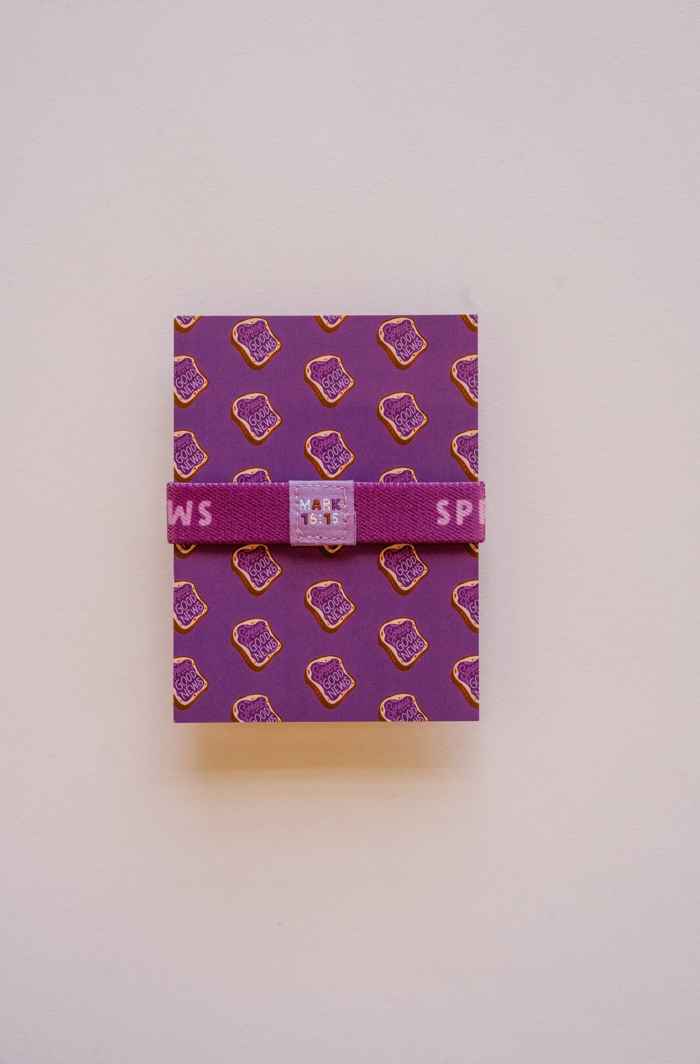 Purple Band Spread The Good News Kids Bracelet