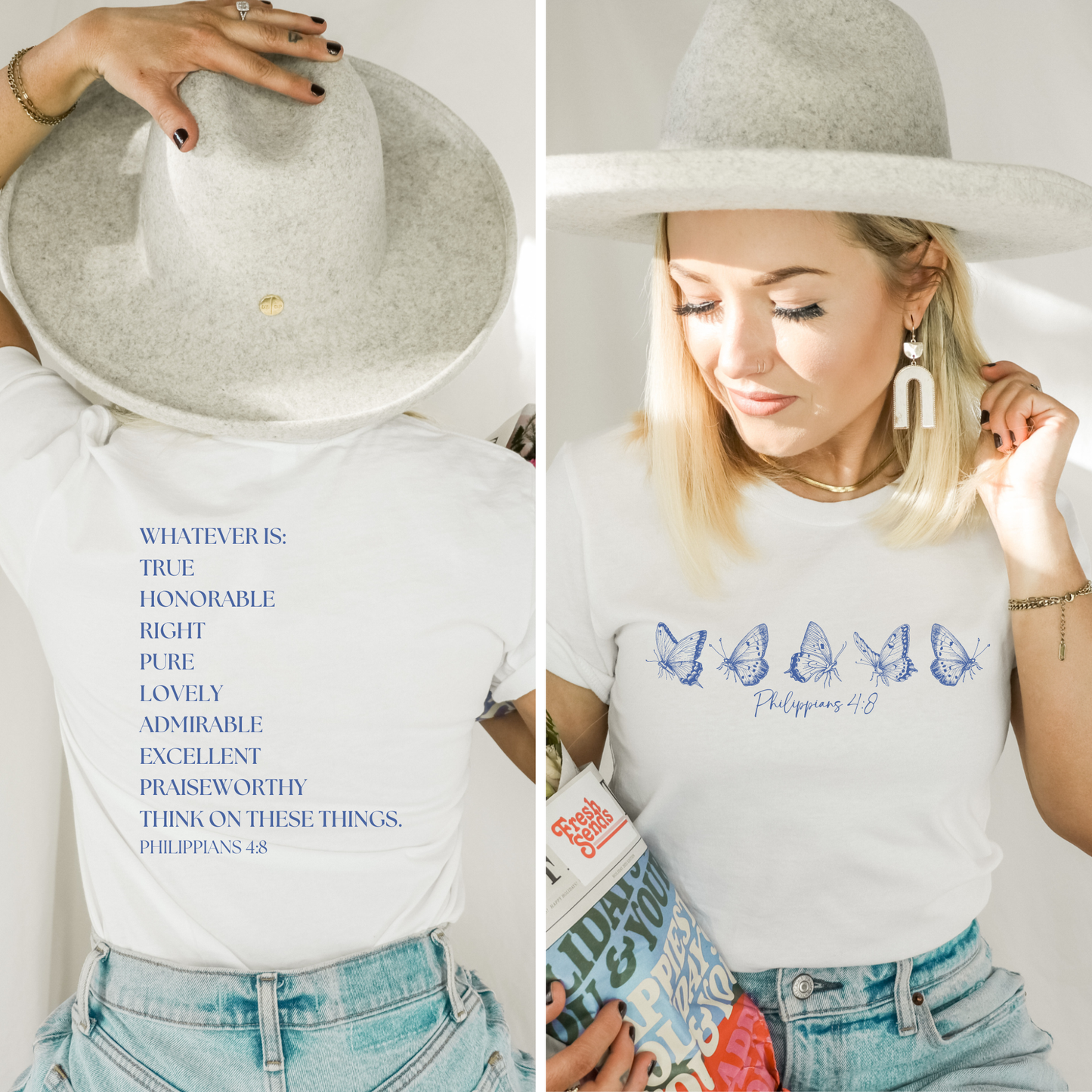 Butterfly Spiritual Spring Inspirational Tee - 104811