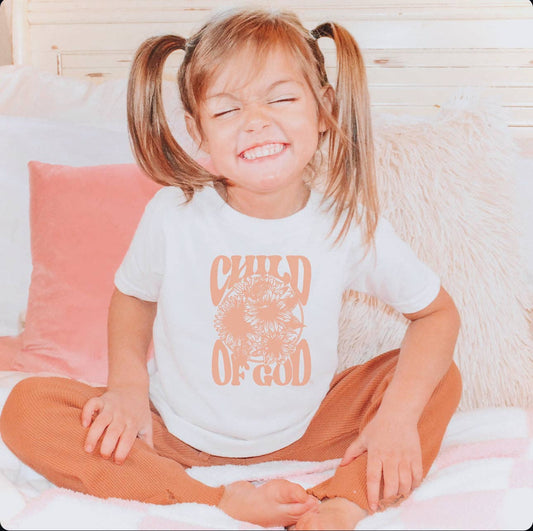 White 'Child Of God' Kid's Inspirational Graphic Tee