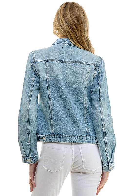 Faded Blue Classic Denim Jacket