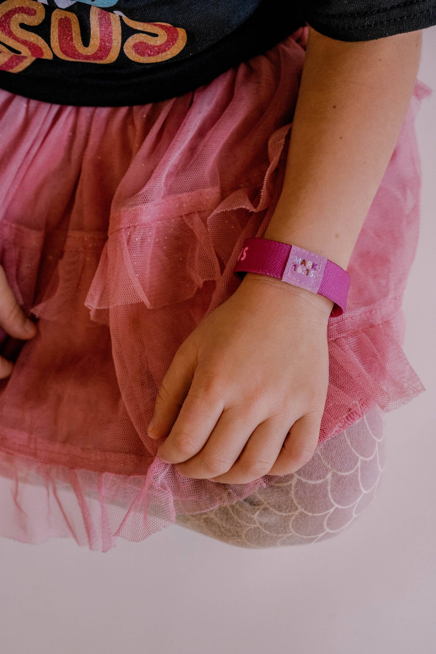 Purple Band Spread The Good News Kids Bracelet