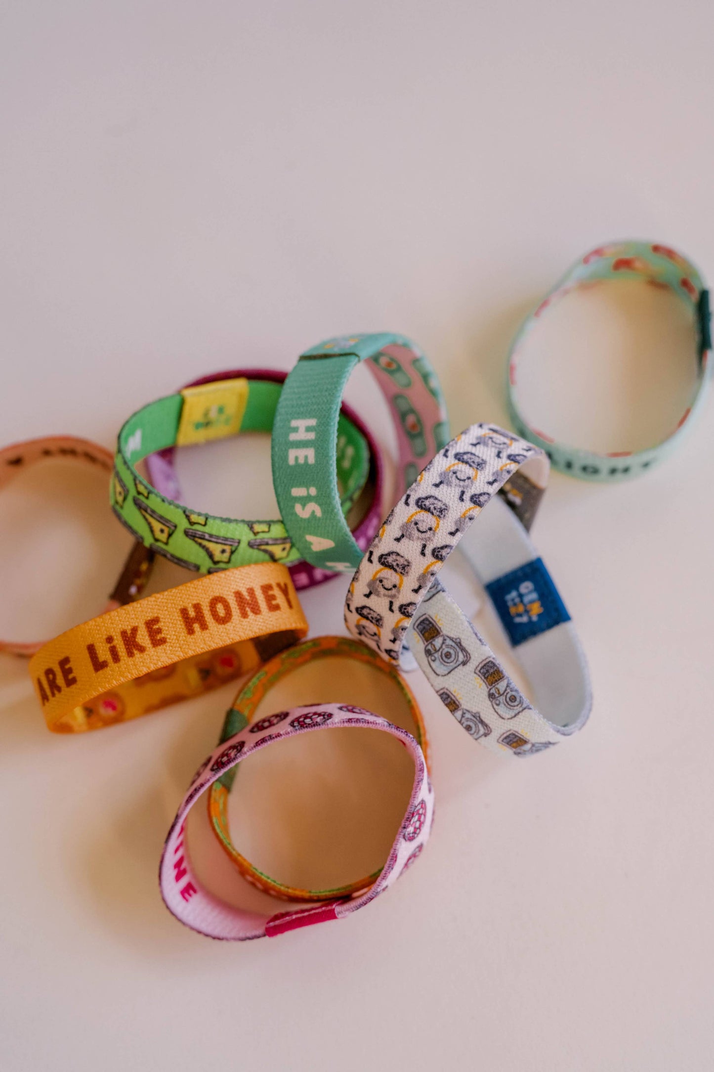 Orange Band Kind Words Kids Bracelet -" Kind Words are Like Honey"
