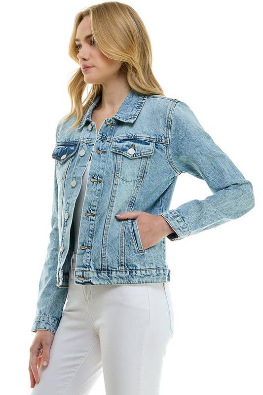 Faded Blue Classic Denim Jacket