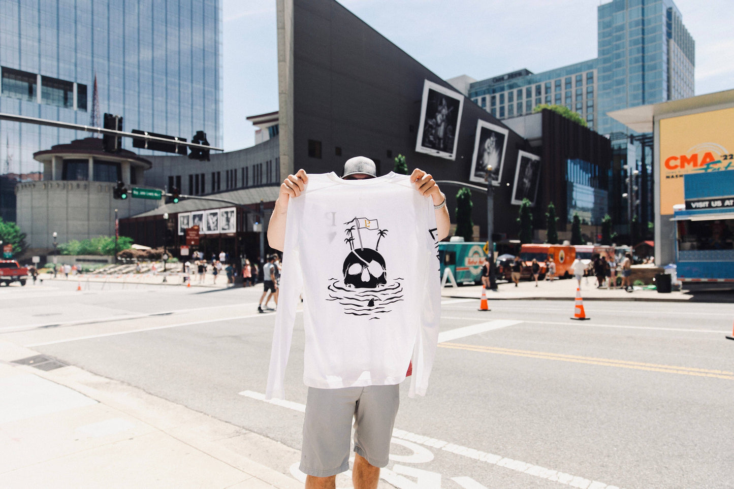 LP White UPF Sun Protection The 'Shady Castaway' Shirt