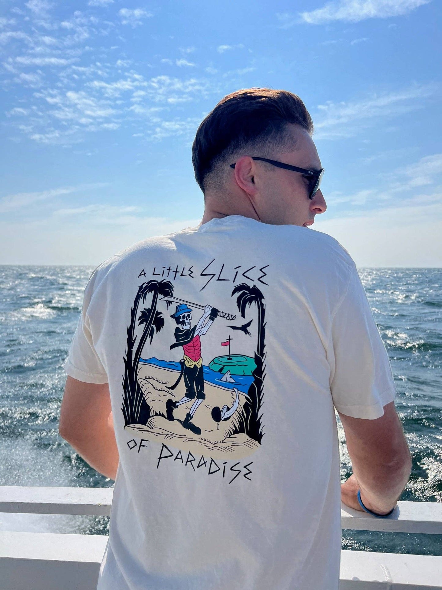 LP The 'Slice' Cream Pirate Golf Tee