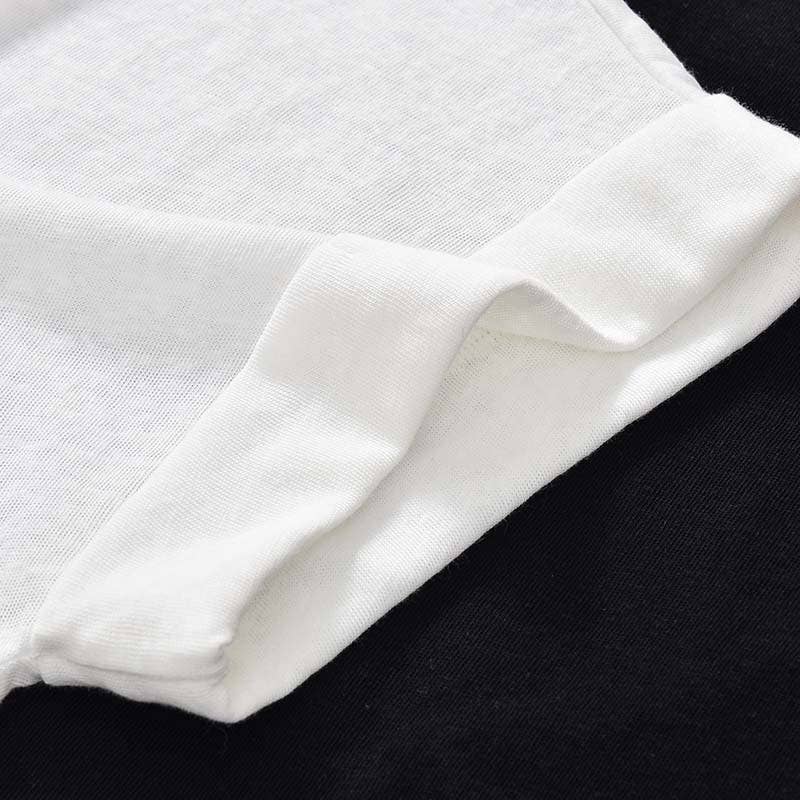 White Natural Core cotton linen blend tee relaxed fit crew - 146415