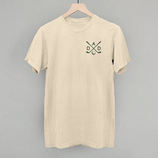 Golf Dad Cross Golf Clubs Comfort Colors Tee