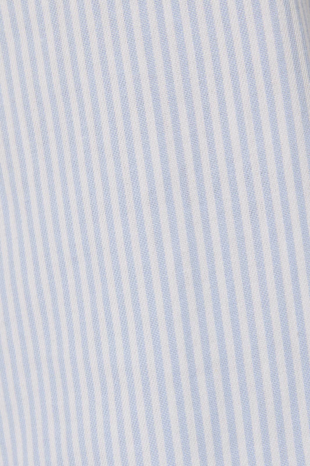 Blue and White Stripe Button Up Blouse - 142063