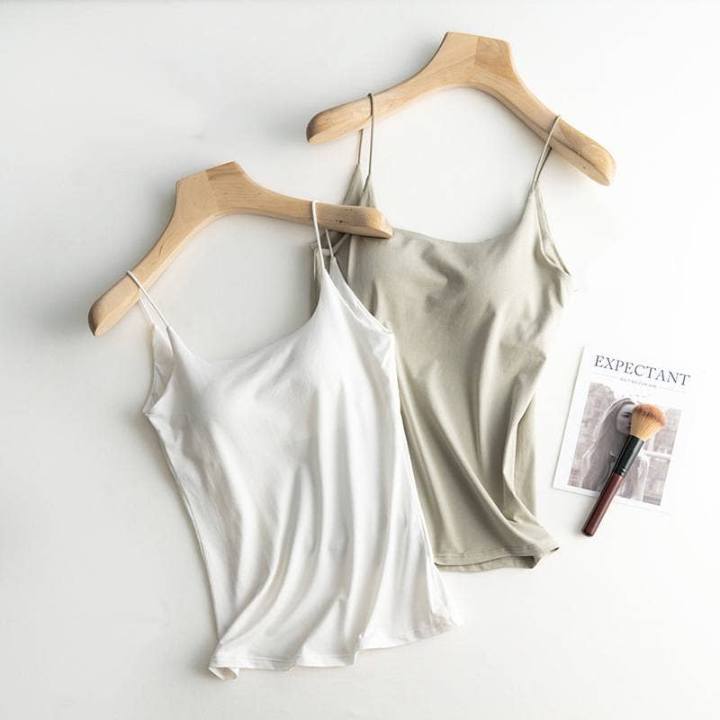 Sage Camisole Daily Basic Shelf Bra Tank- 180429