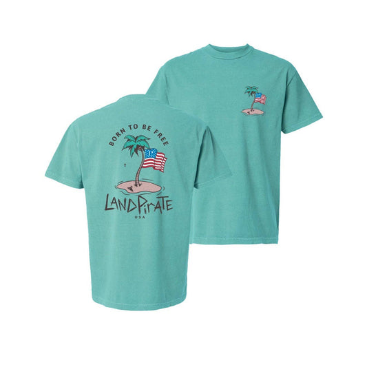 LP Born to be Free  Seafoam Tee Shirt