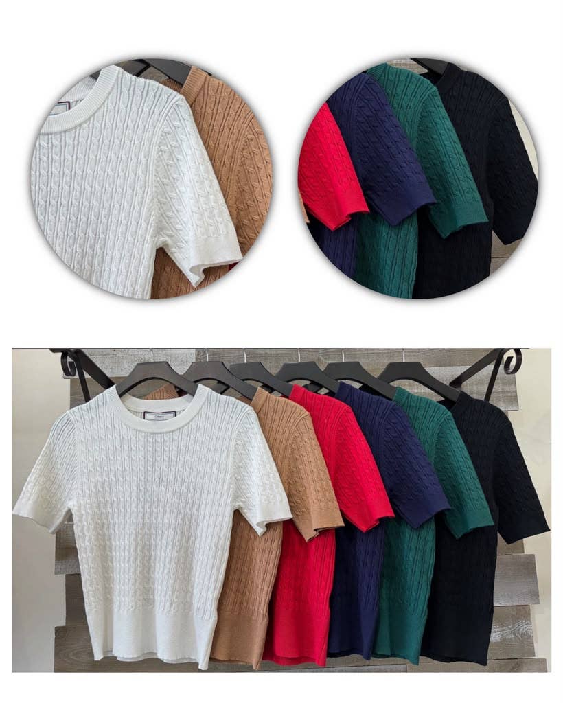 Cream Everyday Knit Blouse-140275