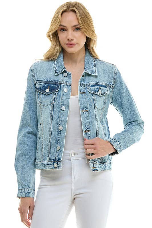 Faded Blue Classic Denim Jacket