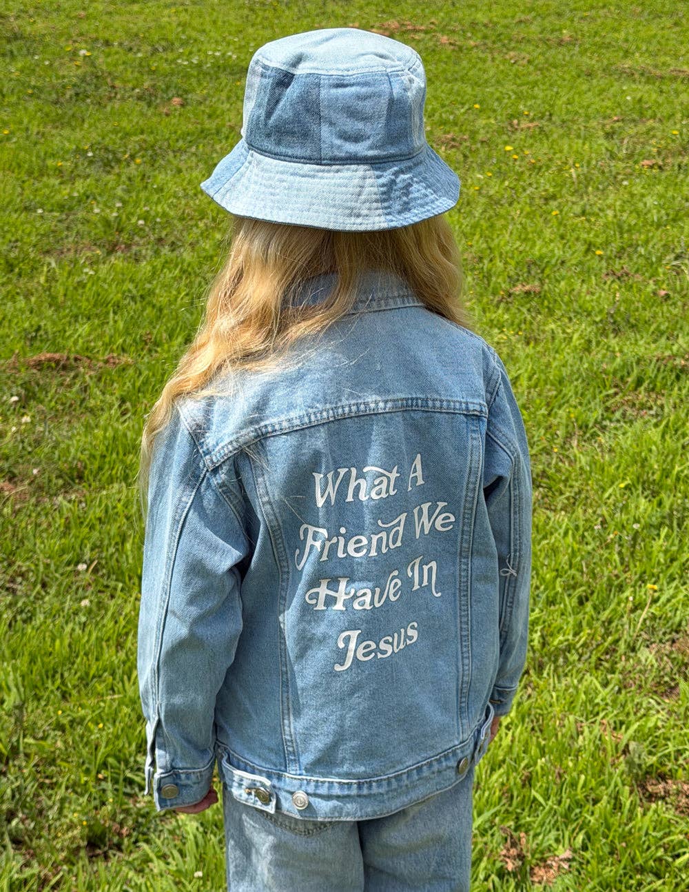 Denim "What a Friend in Jesus" Kids Jacket-177335