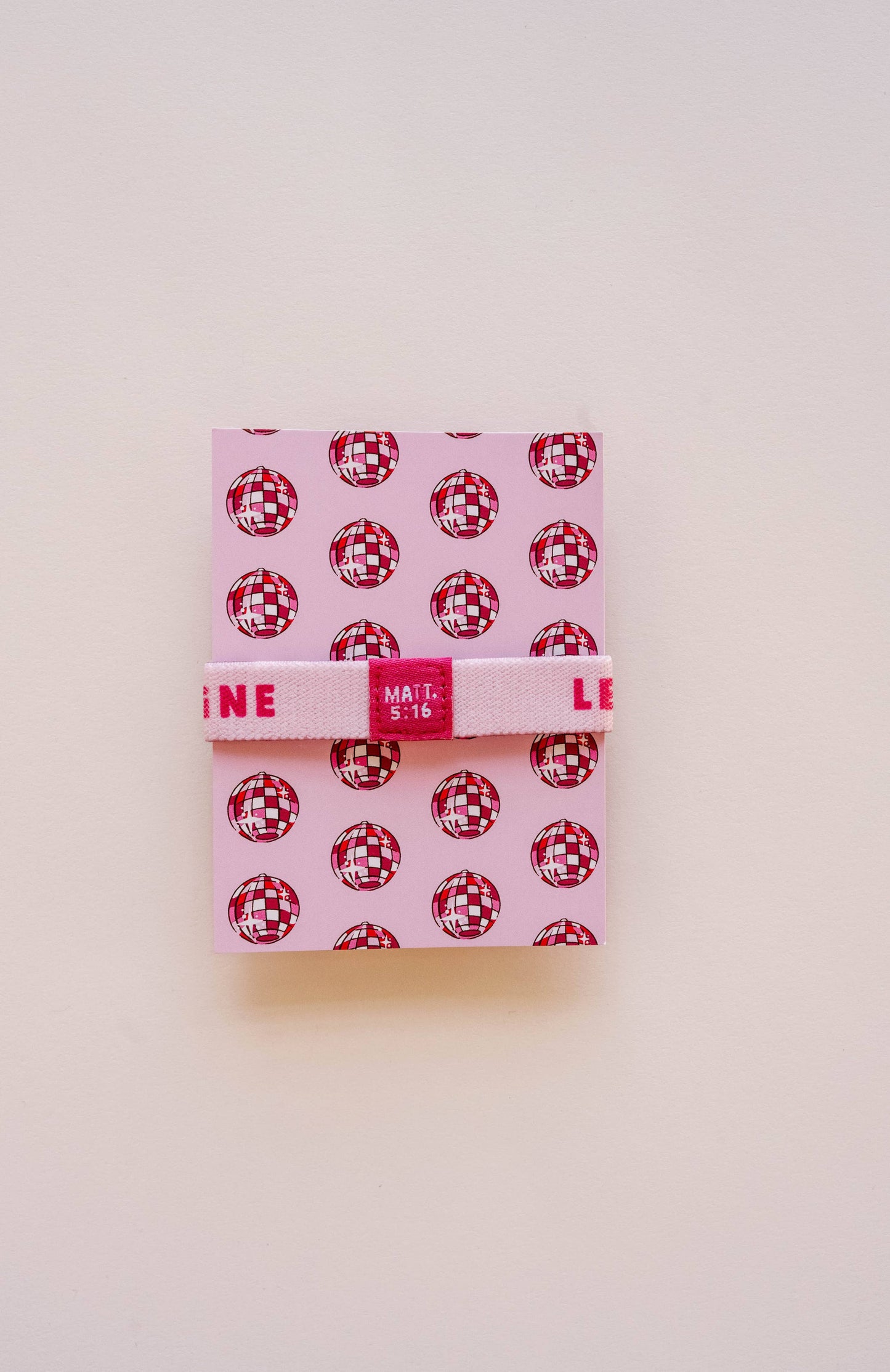 Pink Band "Let Your Light Shine" Kids Bracelet